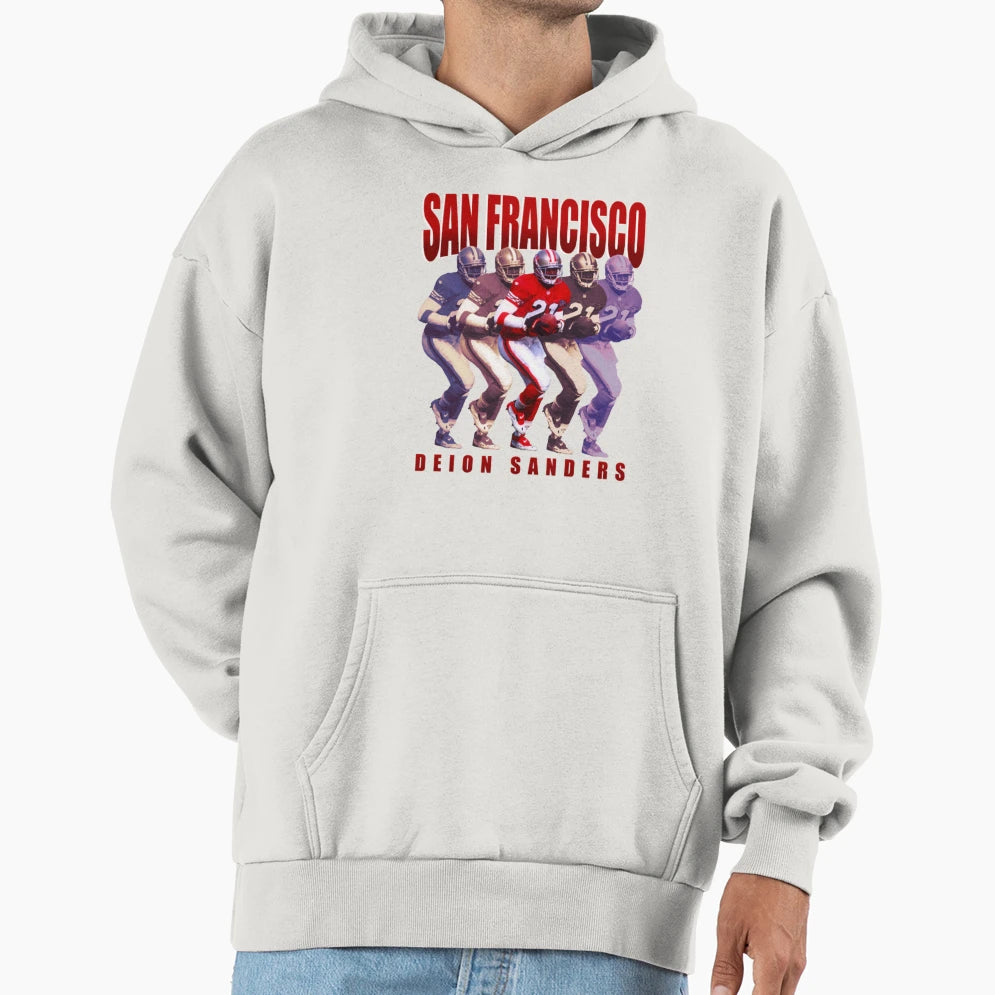 Deion Sanders Hoodie - Novelty Apparel Unisex - T-Shirt, Sweatshirt, Hoodie