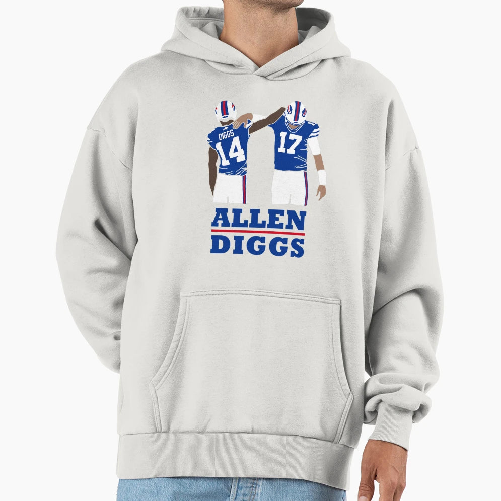 American Football 14 Wide Receiver Hoodie - Aesthetic Graphic for Adults - T-Shirt, Sweatshirt, Hoodie