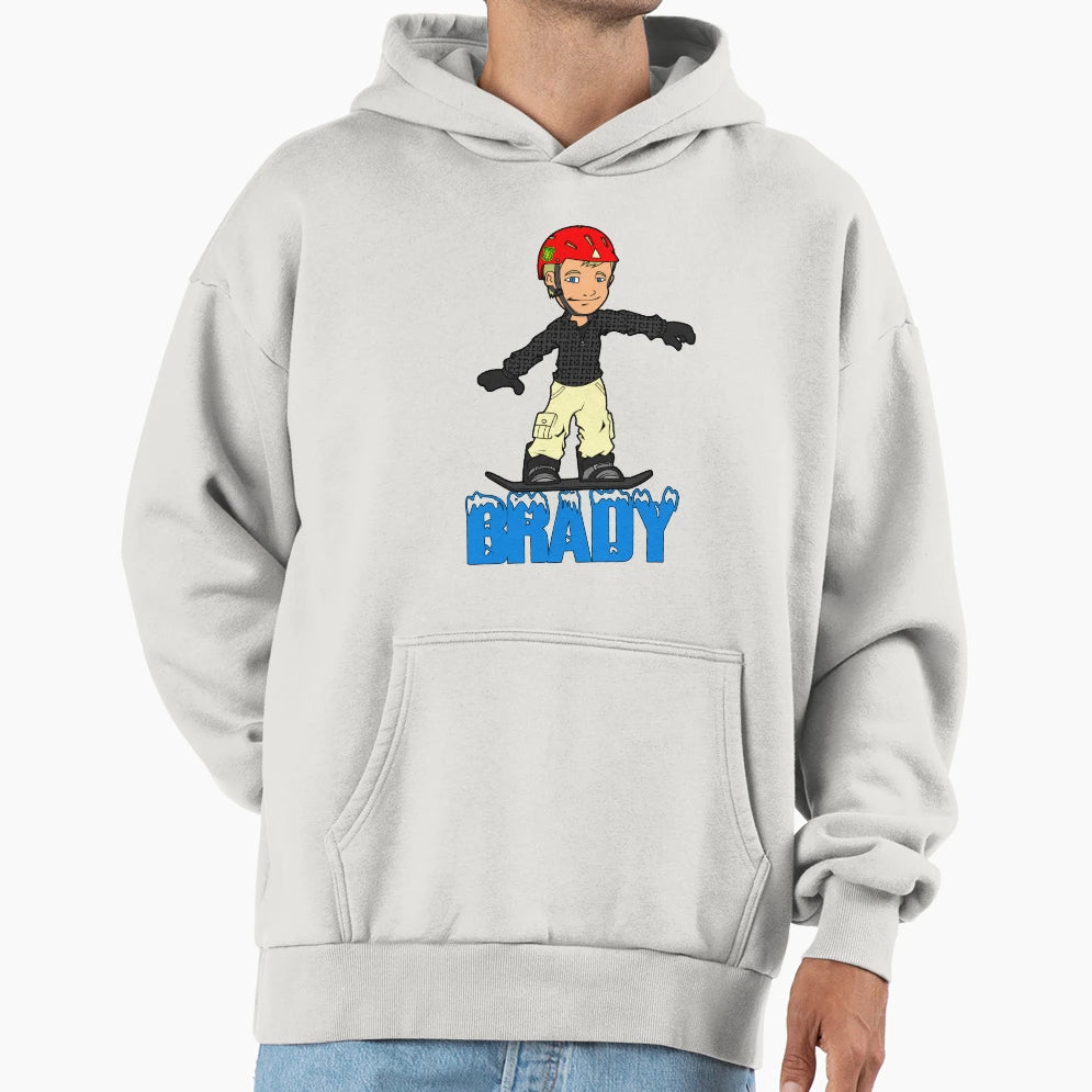 Brady Hoodie - Minimalist Print Unisex - T-Shirt, Sweatshirt, Hoodie