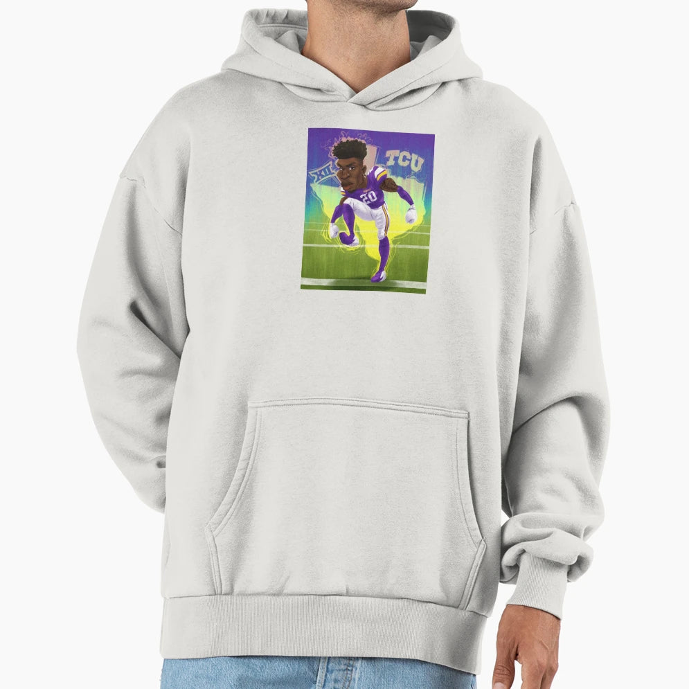 Jeff Gladney Cartoon Hoodie - Streetwear Style for Adults - T-Shirt, Sweatshirt, Hoodie
