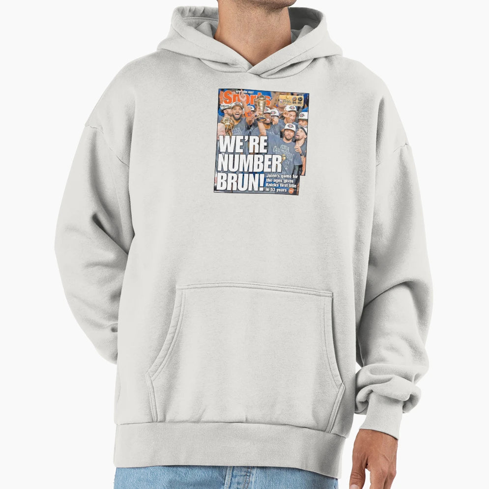 Were Number Brun New York Knicks Nba Hoodie - Aesthetic Graphic for Adults - T-Shirt, Sweatshirt, Hoodie