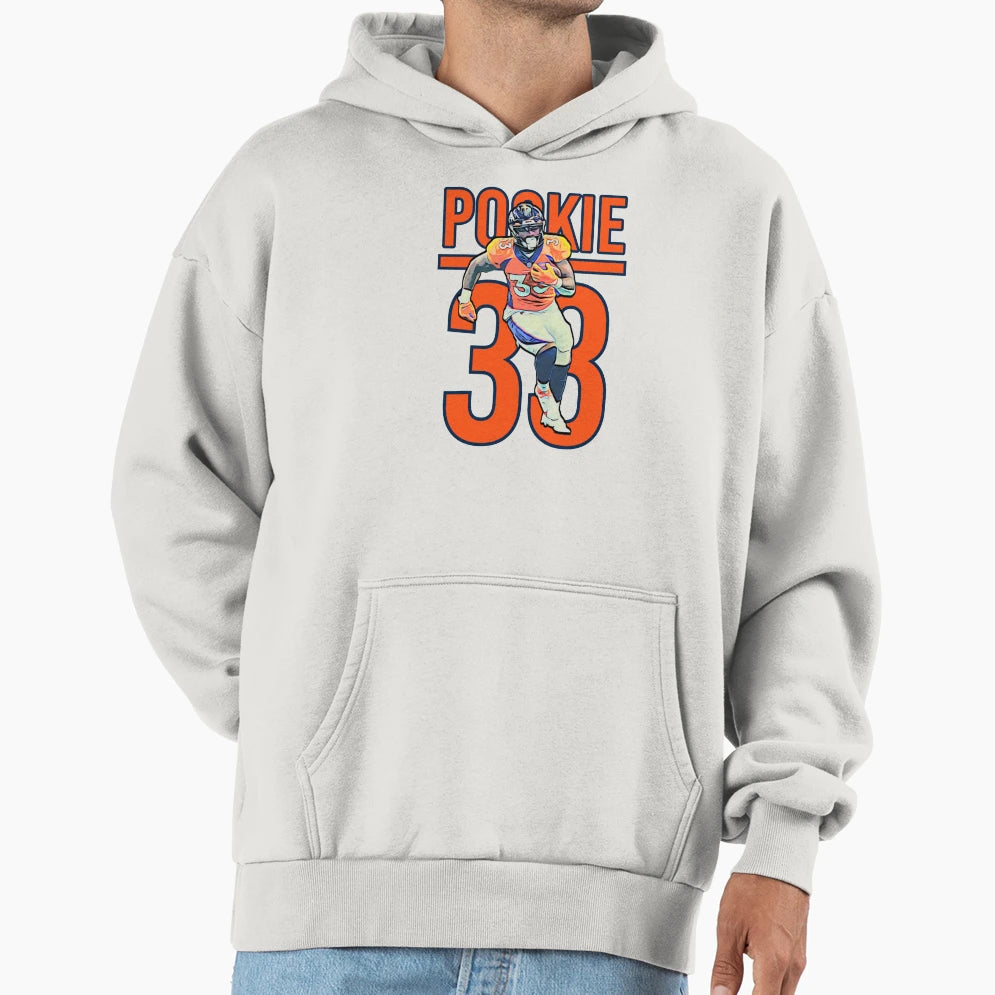 Javonte Williams Number Hoodie - Trendy Graphic for Adults - T-Shirt, Sweatshirt, Hoodie