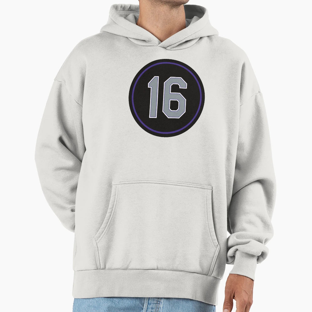 Huston Street 16 Jersey Number Hoodie - Aesthetic Graphic Unisex - T-Shirt, Sweatshirt, Hoodie