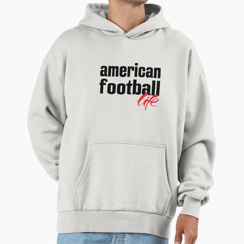 American Football Life T-Shirt - Trendy Graphic for Adults - T-Shirt, Sweatshirt, Hoodie