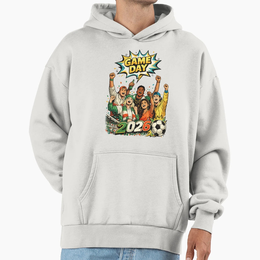 Football Gameday Gridiron Stadium Hoodie - Casual Everyday Wear for Adults - T-Shirt, Sweatshirt, Hoodie