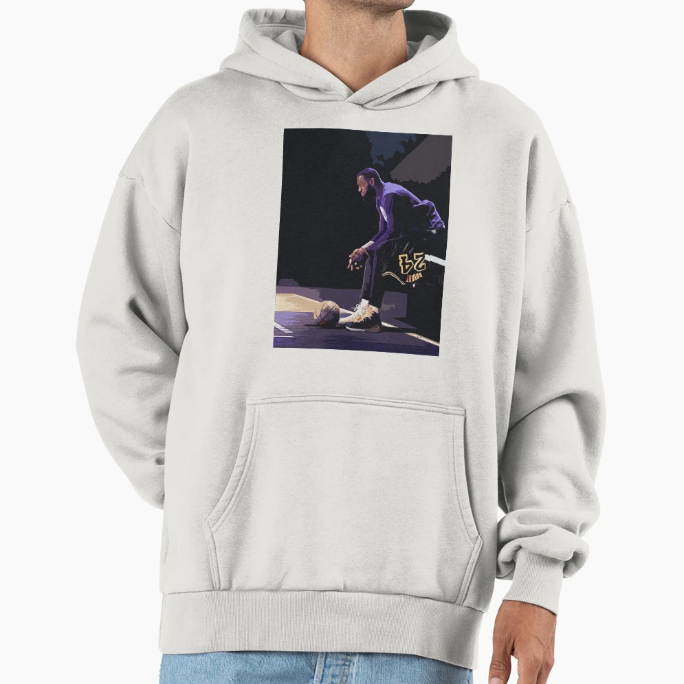 King Lebron James Hoodie - Minimalist Print Unisex - T-Shirt, Sweatshirt, Hoodie