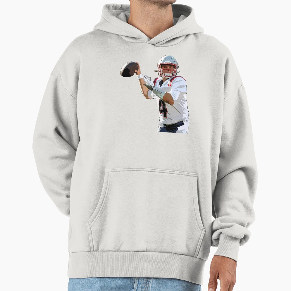 Bailey Zappe Hoodie - Unique Graphic Men Women - T-Shirt, Sweatshirt, Hoodie