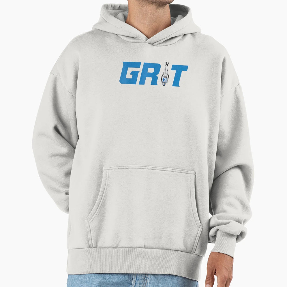 Detroit Lions Grit Hoodie - Aesthetic Graphic Men Women - T-Shirt, Sweatshirt, Hoodie
