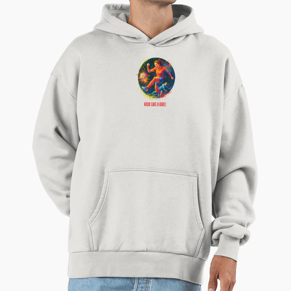 Kick Like Hoodie - Custom Art Print for Adults - T-Shirt, Sweatshirt, Hoodie