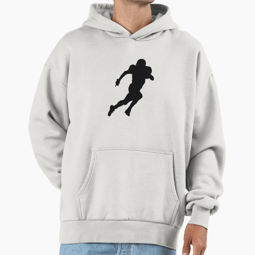 Football Player Hoodie - Streetwear Style Men Women - T-Shirt, Sweatshirt, Hoodie