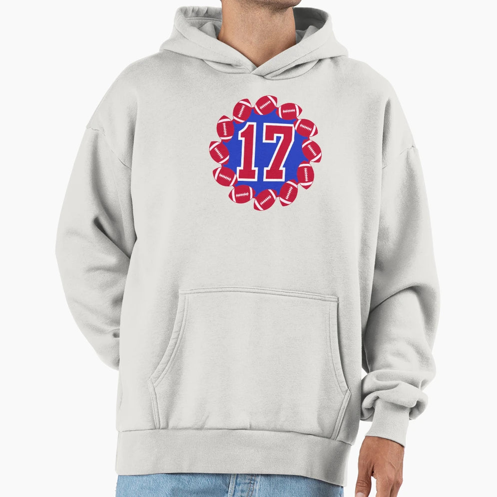 Lets Go Buffalo 17 Allen Hoodie - Fun Novelty Design for Adults - T-Shirt, Sweatshirt, Hoodie