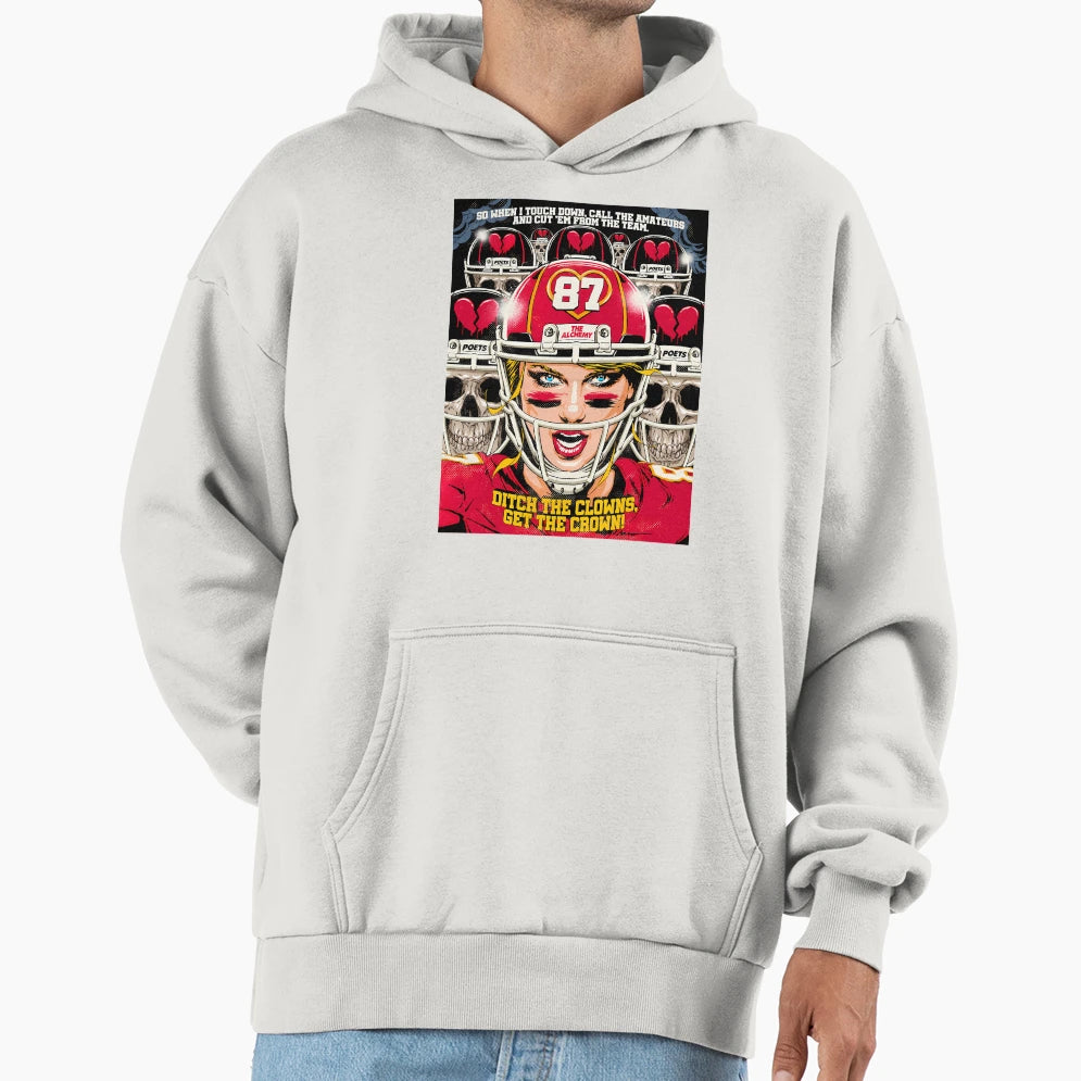 Get Crown Hoodie - Novelty Apparel Unisex - T-Shirt, Sweatshirt, Hoodie