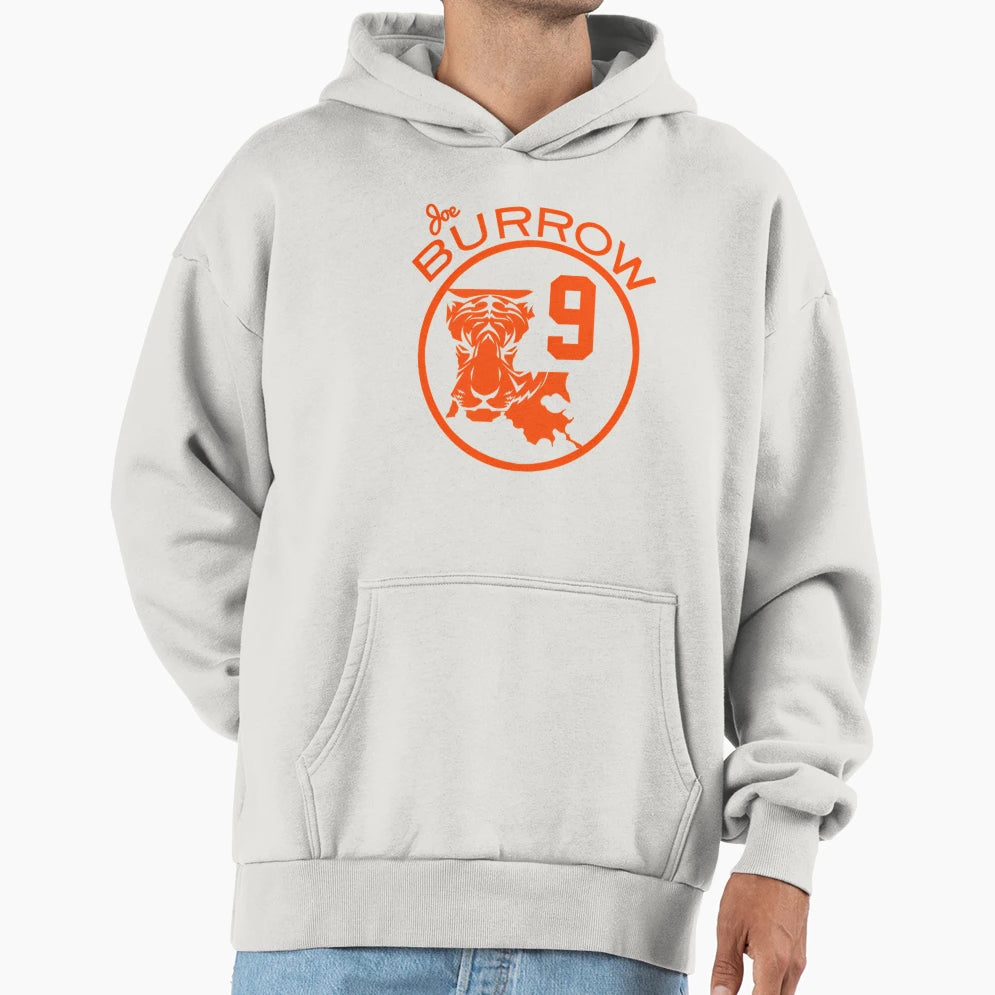 JB Louisiana 9 Bengal Hoodie - Casual Everyday Wear Unisex - T-Shirt, Sweatshirt, Hoodie