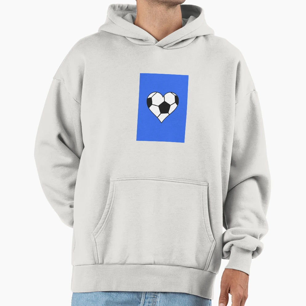 Love Football Hoodie - Casual Everyday Wear Men Women - T-Shirt, Sweatshirt, Hoodie