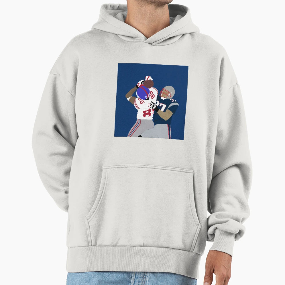 Helmet Catch Hoodie - Minimalist Print Unisex - T-Shirt, Sweatshirt, Hoodie