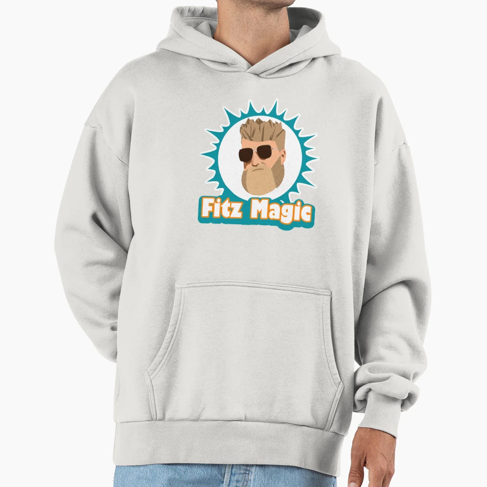 Orange Miami Fitzpatrick Fitzmagic Hoodie - Minimalist Print Unisex - T-Shirt, Sweatshirt, Hoodie