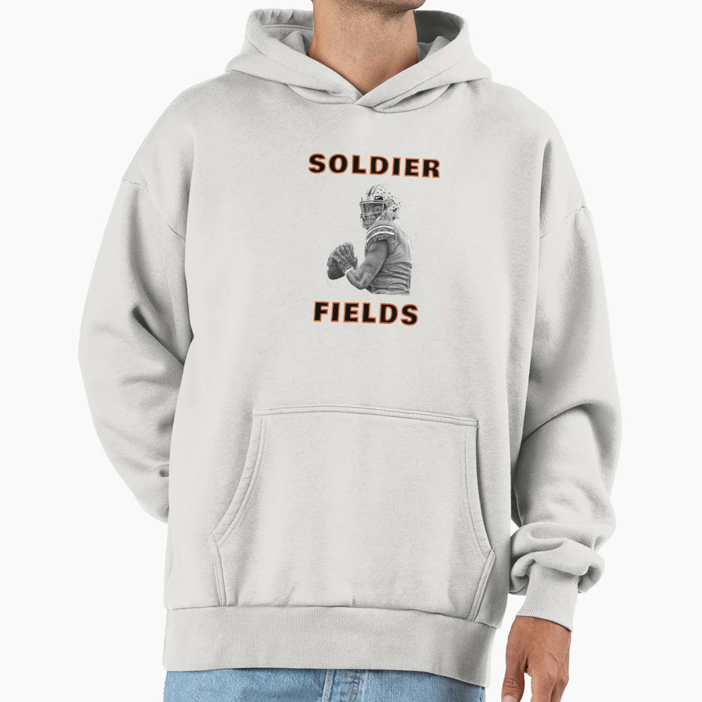 Justin Fields Bears Hoodie - Fun Novelty Design Men Women - T-Shirt, Sweatshirt, Hoodie