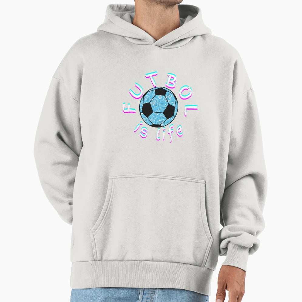 Roy Kent Inspired Futbol Is Life Hoodie - Trendy Graphic Men Women - T-Shirt, Sweatshirt, Hoodie
