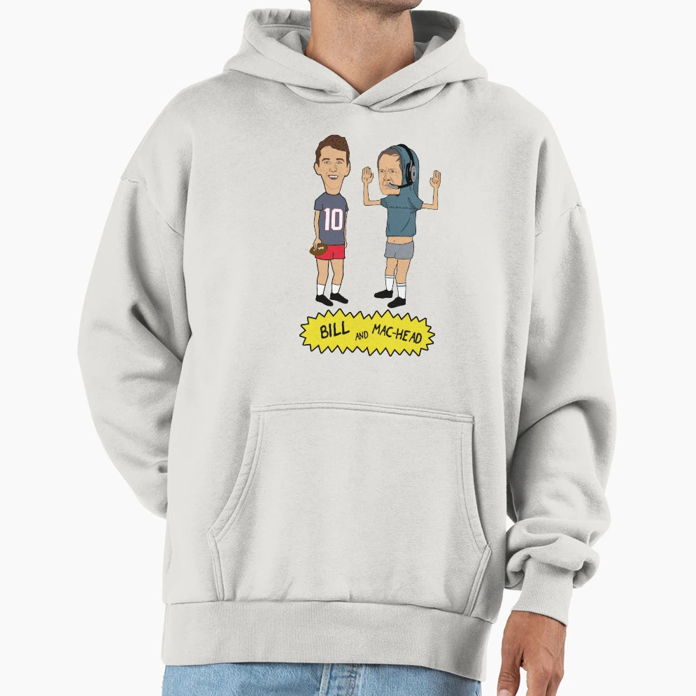 Bill And Tom Head Hoodie - Casual Everyday Wear Unisex - T-Shirt, Sweatshirt, Hoodie