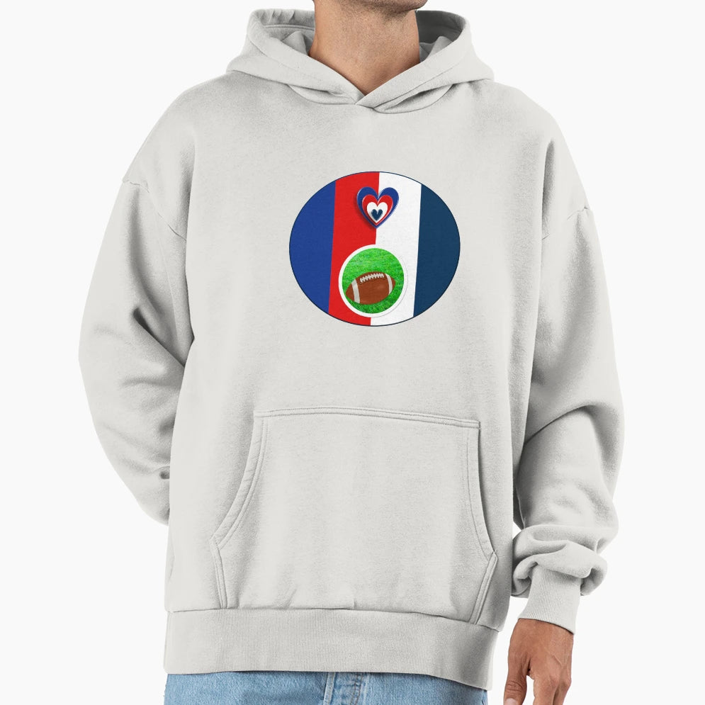 Football001 Hoodie - Aesthetic Graphic for Adults - T-Shirt, Sweatshirt, Hoodie