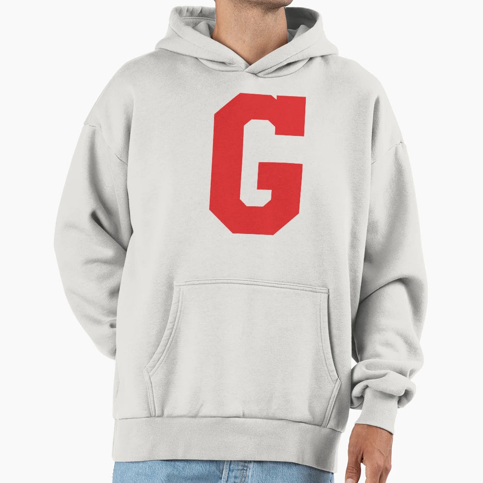 Alphabet Red G Sports Letter G Hoodie - Streetwear Style for Adults - T-Shirt, Sweatshirt, Hoodie