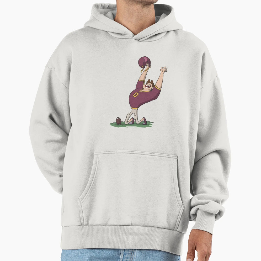 American Football Player Cheers Hoodie - Streetwear Style for Adults - T-Shirt, Sweatshirt, Hoodie