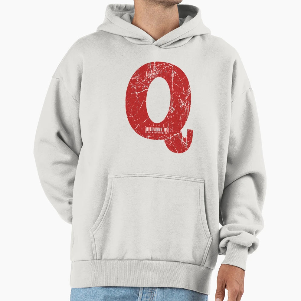 Monogram Q Gift Hoodie - Unique Graphic Unisex - T-Shirt, Sweatshirt, Hoodie