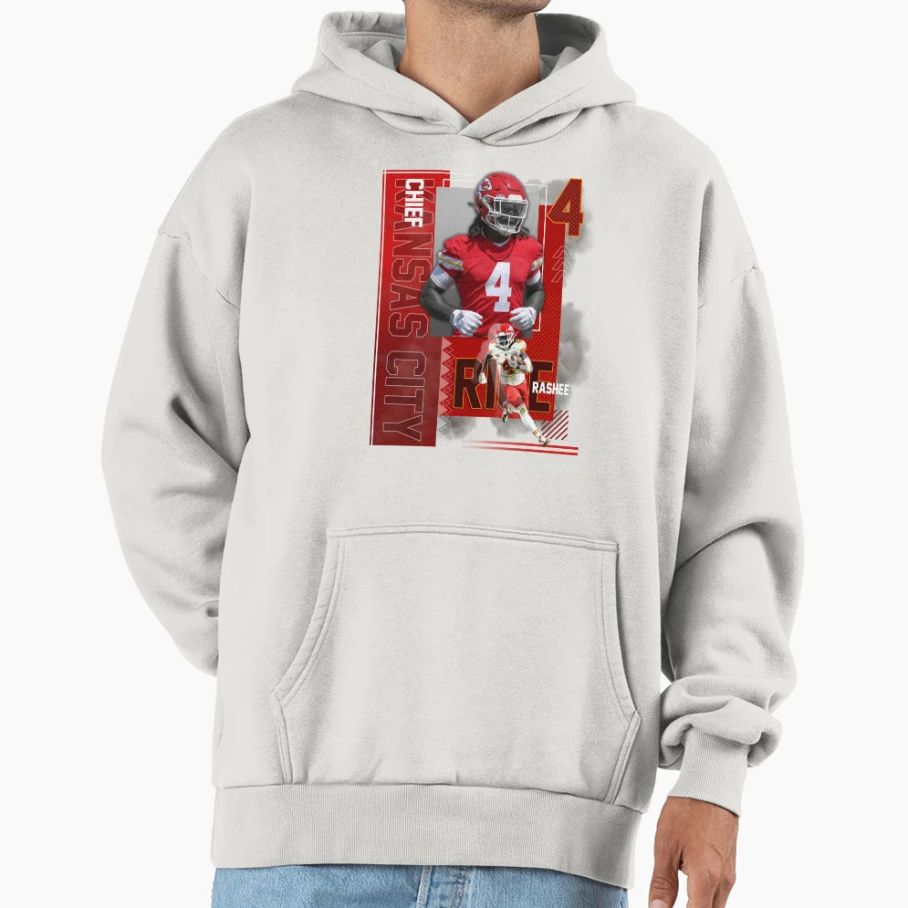 Kansas City Chiefs Rashee Rice Hoodie - Novelty Apparel Men Women - T-Shirt, Sweatshirt, Hoodie