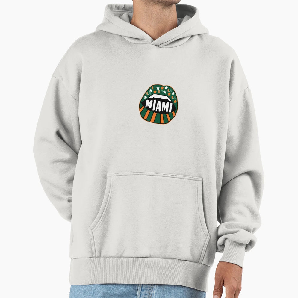 U Miami Hoodie - Graphic Print for Adults - T-Shirt, Sweatshirt, Hoodie