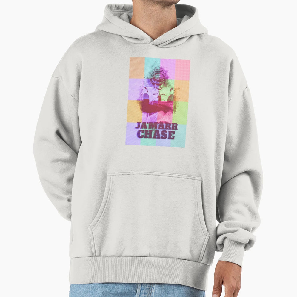 Jamarr Chase Hoodie - Custom Art Print Men Women - T-Shirt, Sweatshirt, Hoodie