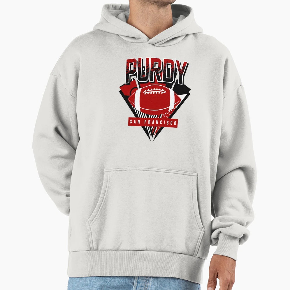Purdy San Francisco Football Hoodie - Streetwear Style Men Women - T-Shirt, Sweatshirt, Hoodie