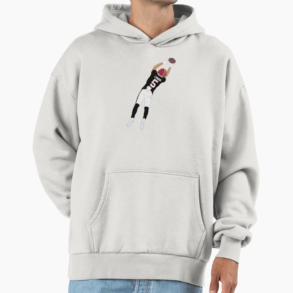 Drake London Catch Hoodie - Custom Art Print Unisex - T-Shirt, Sweatshirt, Hoodie