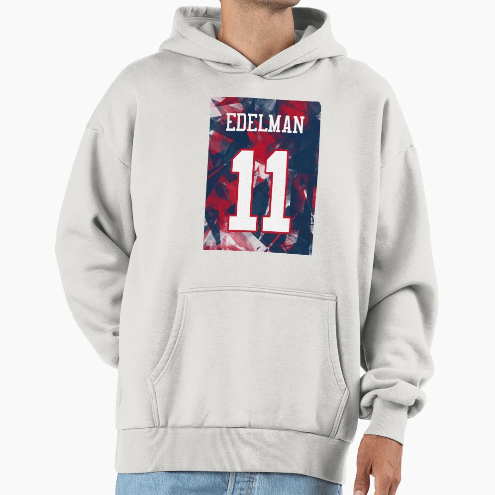 Julian Edelman Hoodie - Custom Art Print Men Women - T-Shirt, Sweatshirt, Hoodie