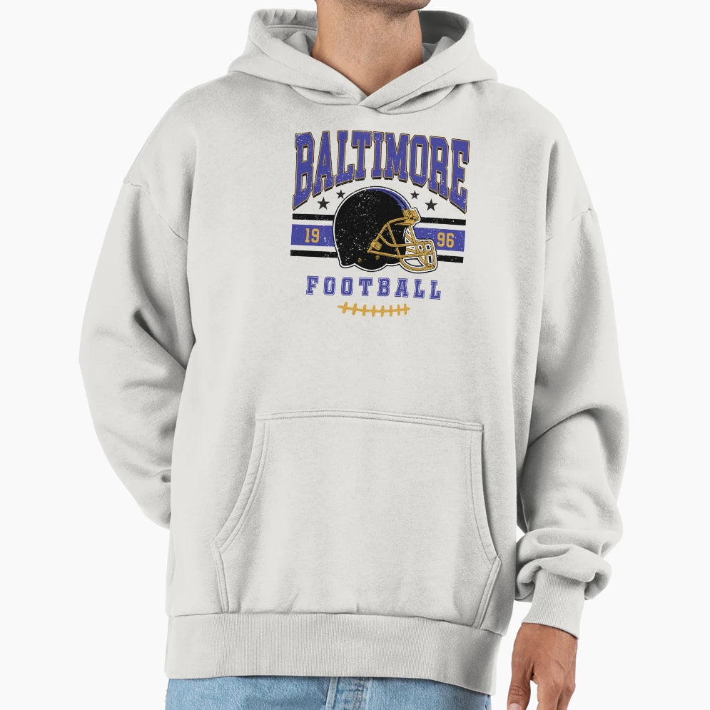 Baltimore Ravens Football 1996 Hoodie - Trendy Graphic for Adults - T-Shirt, Sweatshirt, Hoodie
