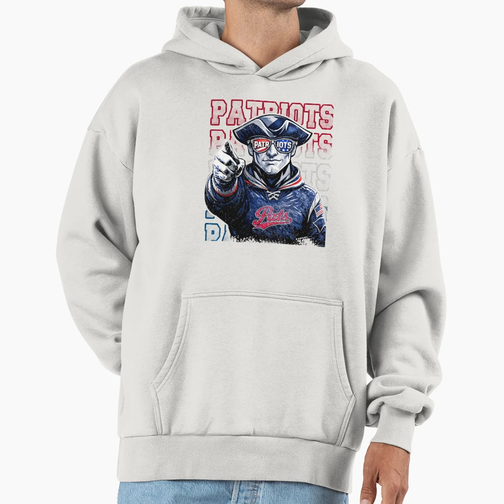 Face Sunglasses American Patriotic Hoodie - Fun Novelty Design Men Women - T-Shirt, Sweatshirt, Hoodie