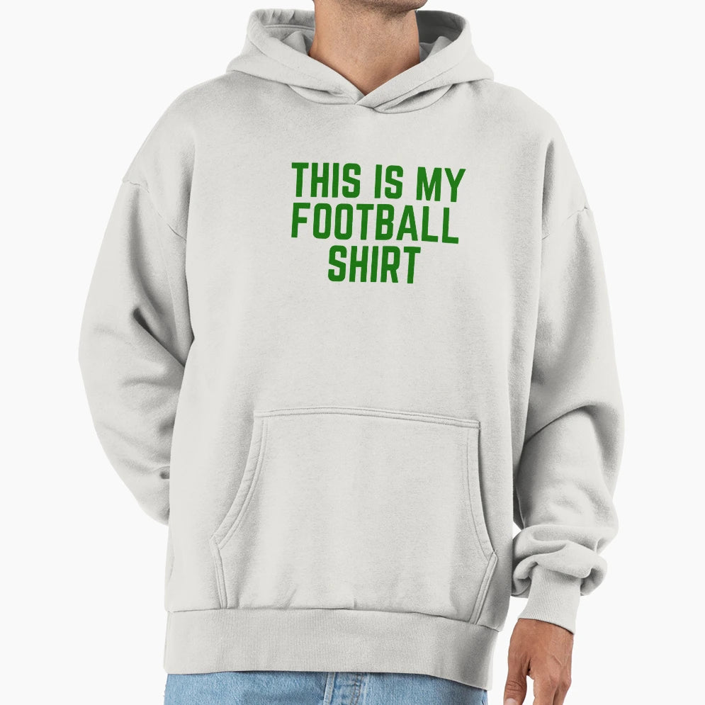 Football Team Colors Green Game Day Hoodie - Unique Graphic Men Women - T-Shirt, Sweatshirt, Hoodie