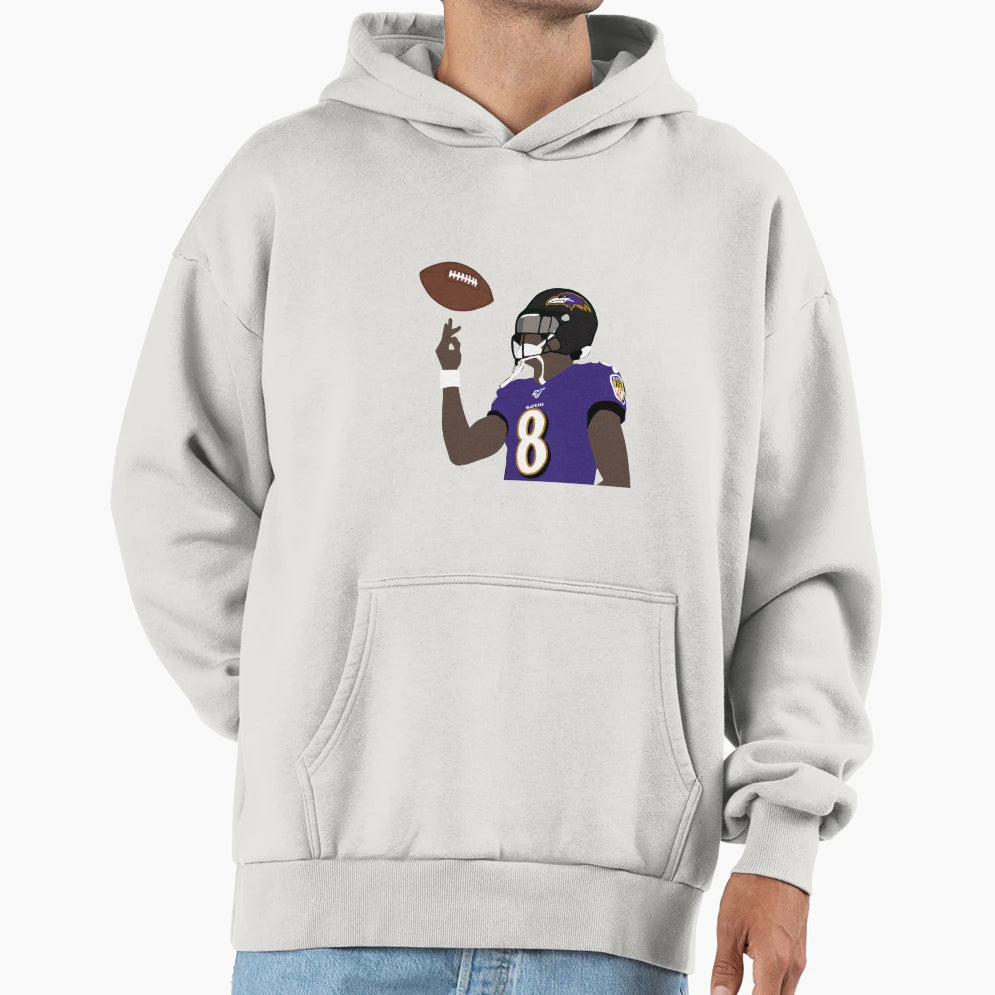 Baltimore Ravens LJ Hoodie - Casual Everyday Wear Men Women - T-Shirt, Sweatshirt, Hoodie