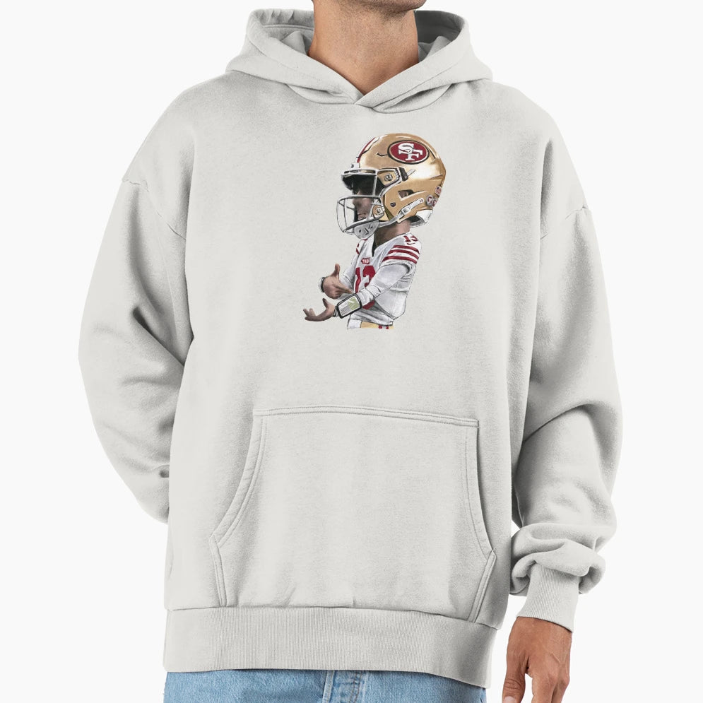 San Francisco 49Ers Quarterback BP Hoodie - Casual Everyday Wear Unisex - T-Shirt, Sweatshirt, Hoodie
