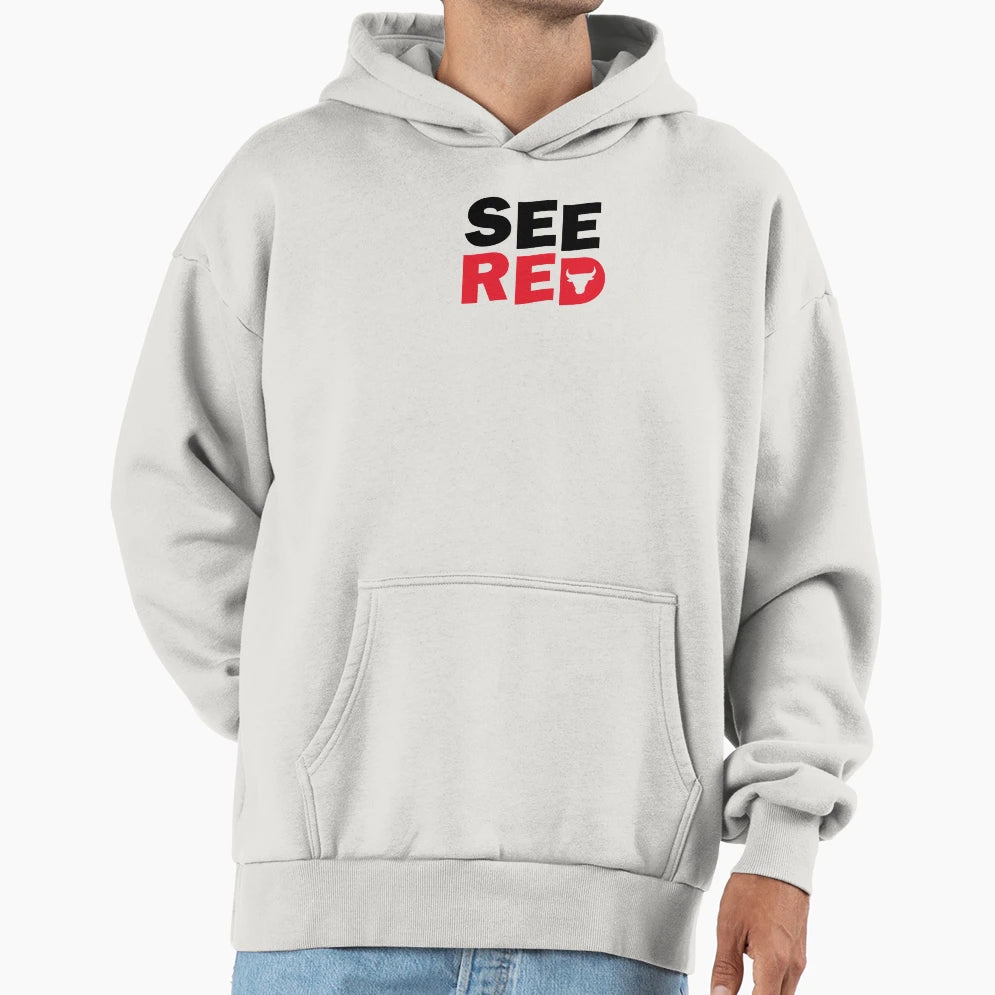 See Red Hoodie - Trendy Graphic for Adults - T-Shirt, Sweatshirt, Hoodie