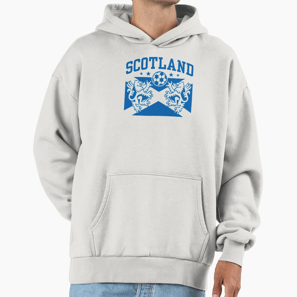 Scotland Soccer Hoodie - Novelty Apparel for Adults - T-Shirt, Sweatshirt, Hoodie