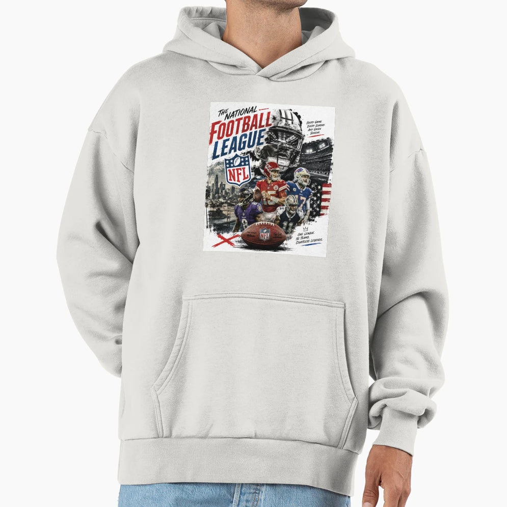 Nfl Hoodie - Minimalist Print Unisex - T-Shirt, Sweatshirt, Hoodie