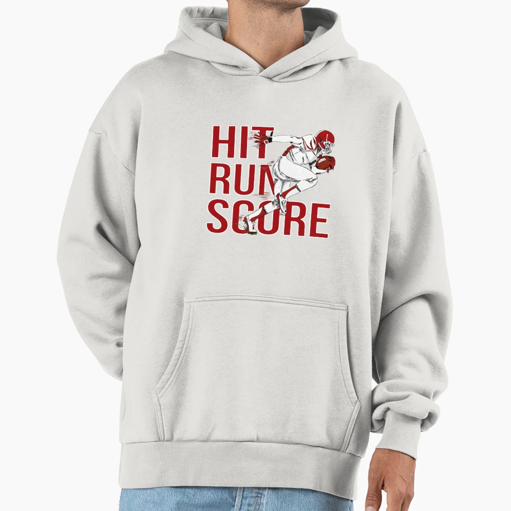 Hit Run Score Hoodie - Custom Art Print Unisex - T-Shirt, Sweatshirt, Hoodie