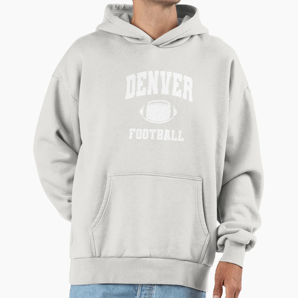 Denver Broncos Hoodie - Aesthetic Graphic for Adults - T-Shirt, Sweatshirt, Hoodie