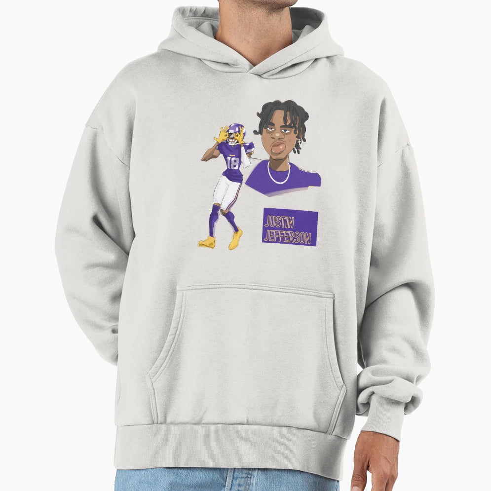 JJ Griddy Step Hoodie - Fun Novelty Design Men Women - T-Shirt, Sweatshirt, Hoodie