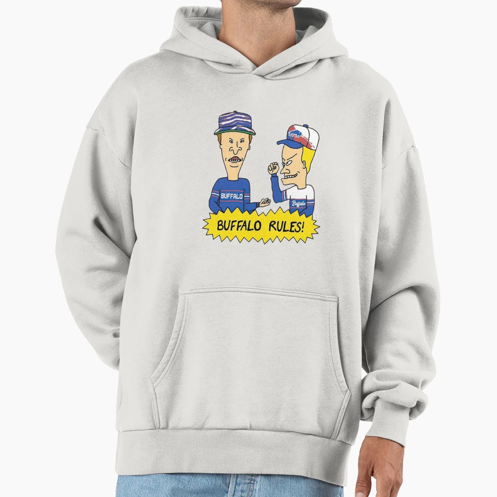 Buffalo Rules Buffalo Bills Funny Hoodie - Unique Graphic Unisex - T-Shirt, Sweatshirt, Hoodie