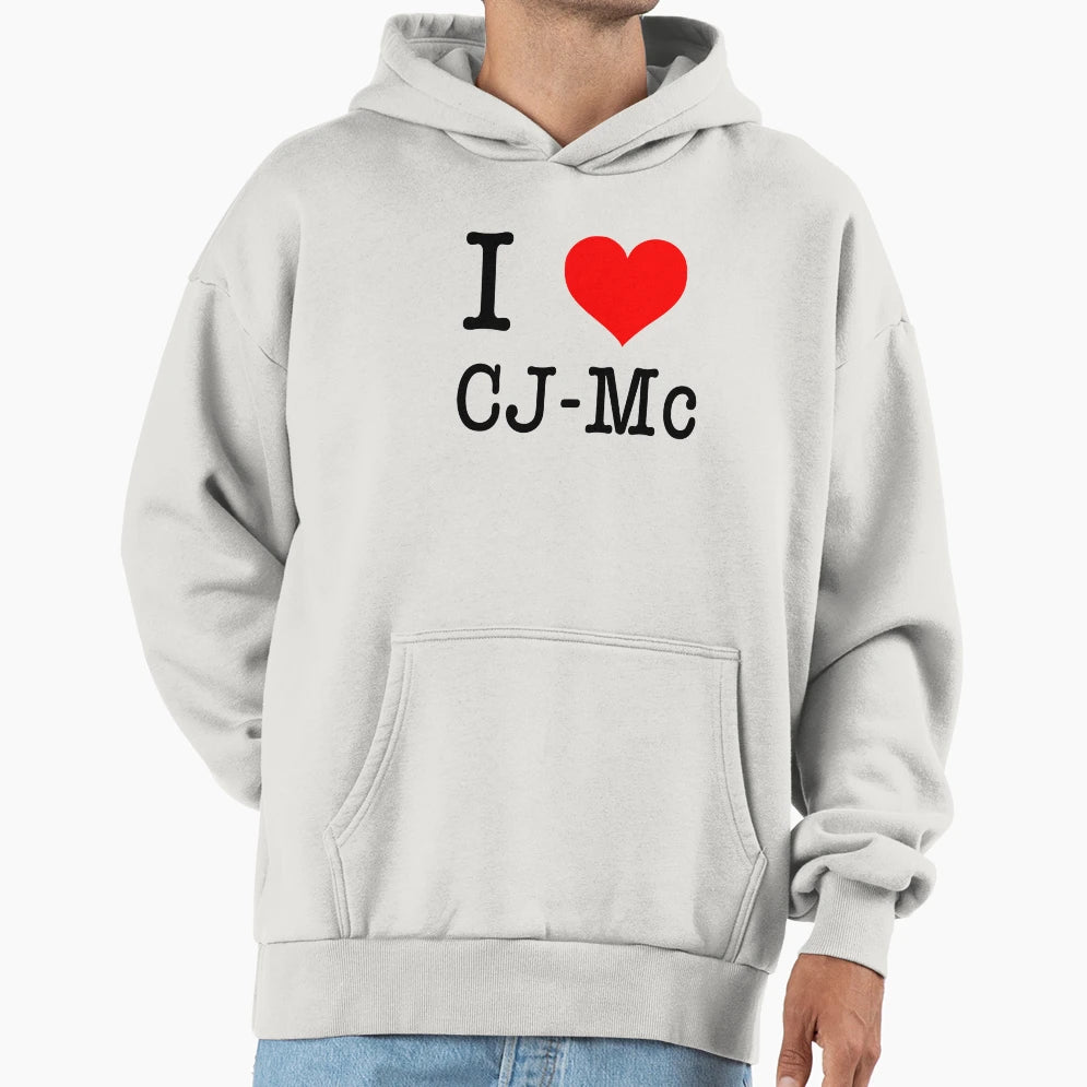 I Love Cj Mccollum Hoodie - Minimalist Print for Adults - T-Shirt, Sweatshirt, Hoodie