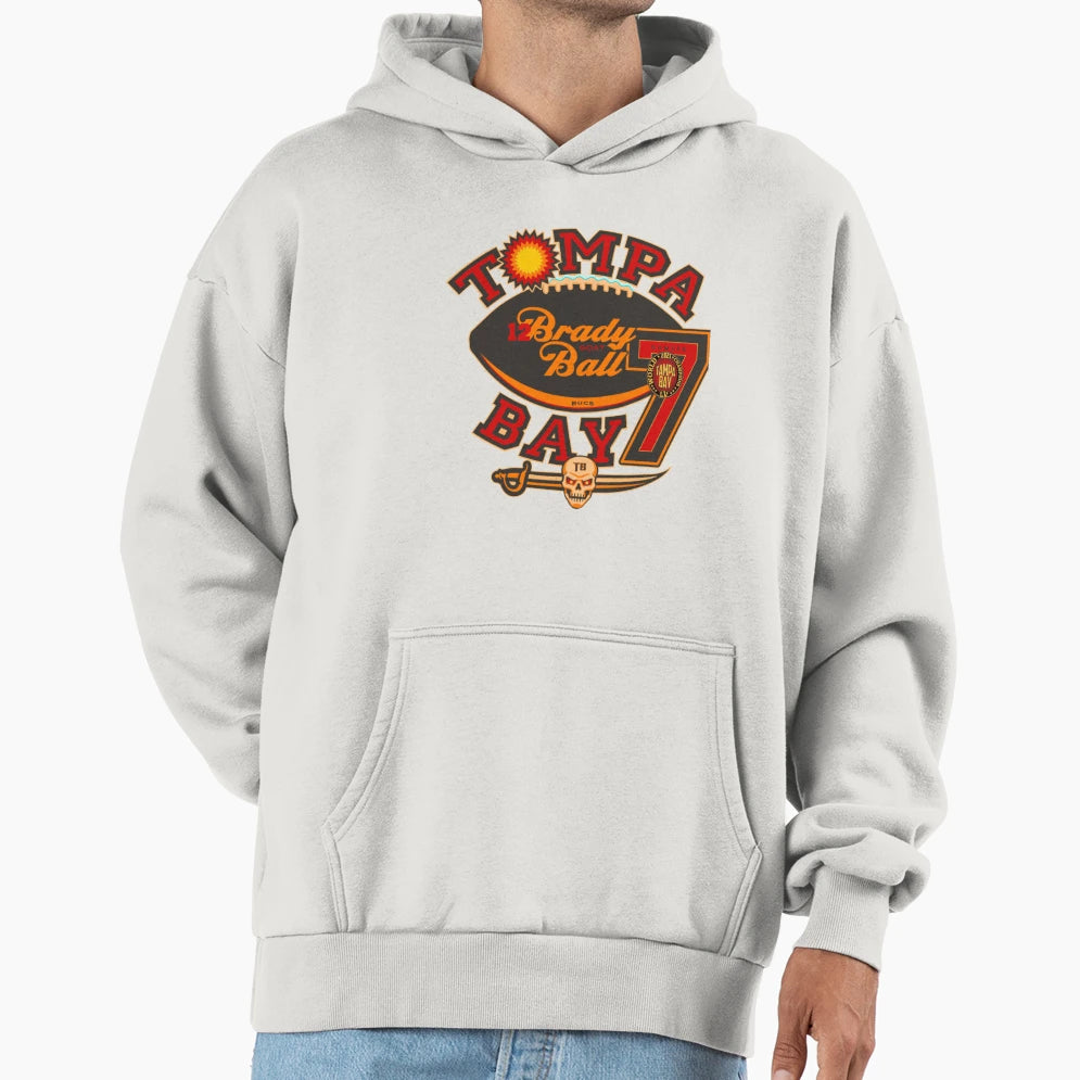 Tampa Bay Sports Logo Americana Hoodie - Streetwear Style for Adults - T-Shirt, Sweatshirt, Hoodie