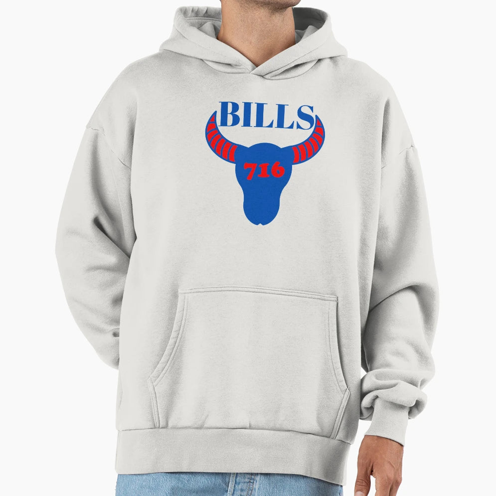 Buffalobills 716 Hoodie - Novelty Apparel Unisex - T-Shirt, Sweatshirt, Hoodie