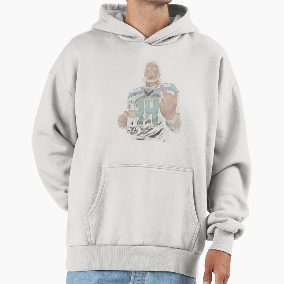 Middle Finge Sam Darnold Hoodie - Graphic Print Unisex - T-Shirt, Sweatshirt, Hoodie
