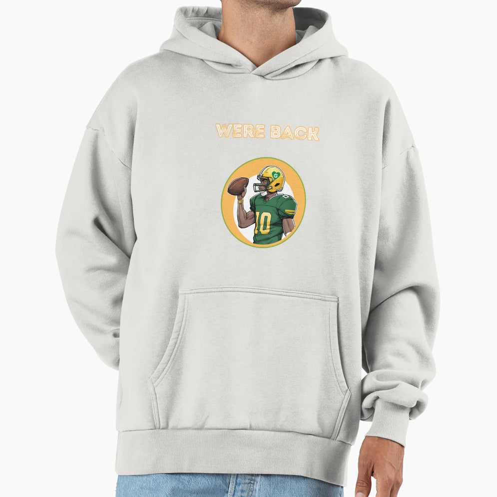 Were Back Hoodie - Casual Everyday Wear for Adults - T-Shirt, Sweatshirt, Hoodie